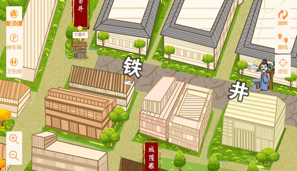 汾阳智慧景区：手绘地图与语音导览的完美融合